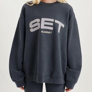 NWT SET Active XL/XXL Midweight Sweats Staple SET Summit Crewneck HIMALAYA servi